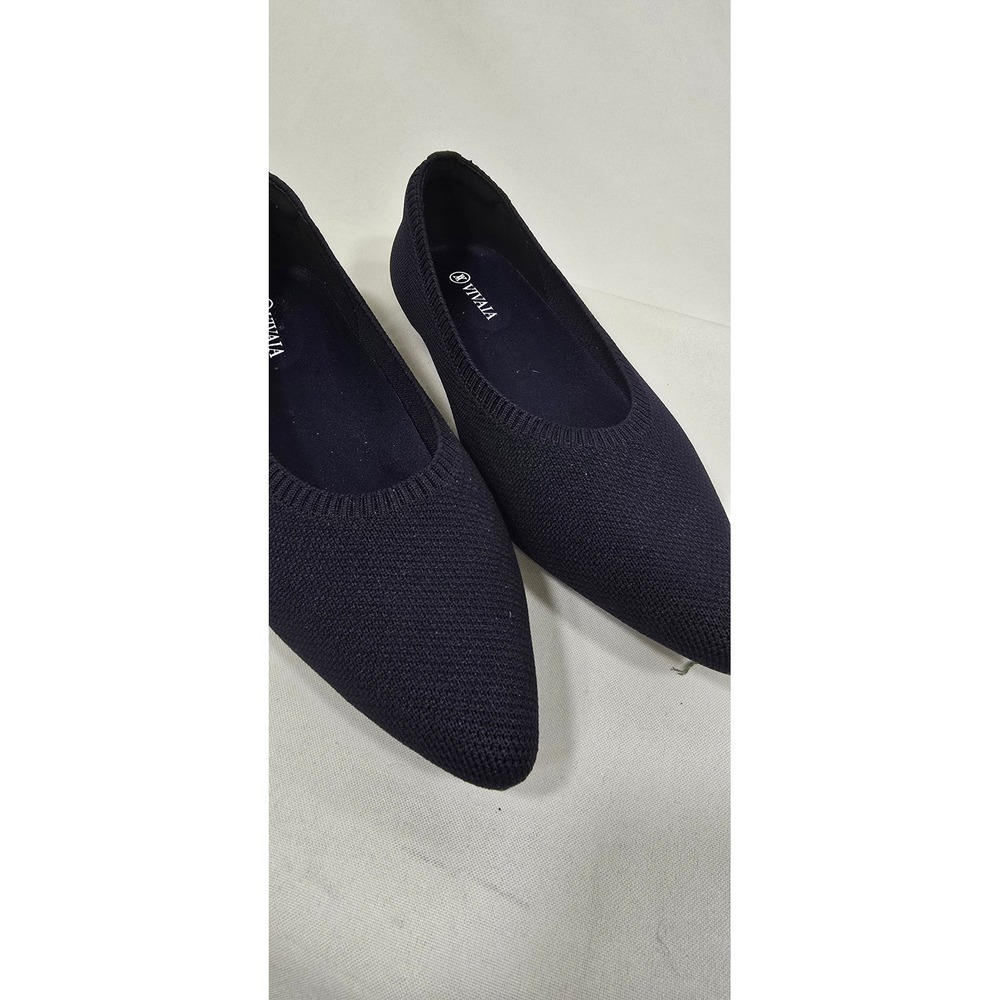 Vivaia aria women 9 ballet flats pointed toe blue travel comfort slipon festival - Picture 5 of 9